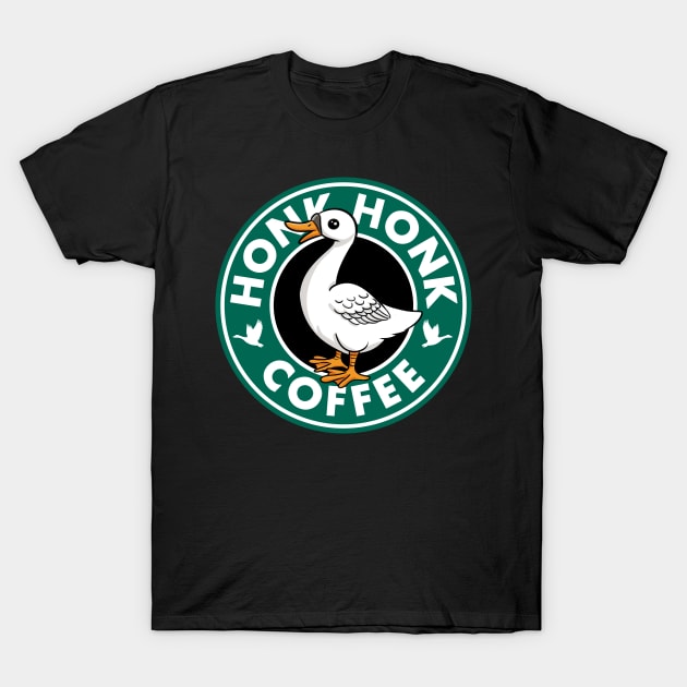 Honk Honk Coffee T-Shirt by peekxel